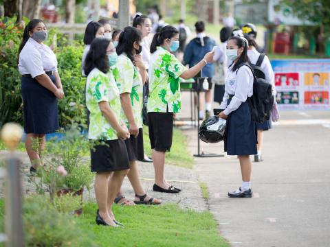 บรรยากาศเปิดเรียนวันแรก