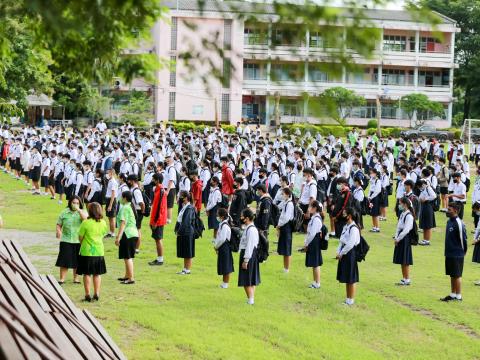 บรรยากาศเปิดเรียนวันแรก