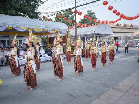 รำบวงสรวงศาลเจ้าพ่อหลักเมือง 2563