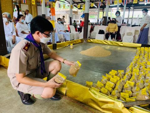 ร่วมงานประเพณีก่อพระทรายข้าวเปลือก ณ วัดทุ่งสะเดียง อ.เมือง จ.เพ