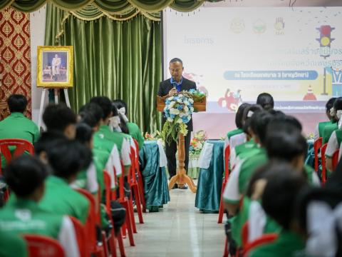 โครงการฝึกอบรมเยาวชนขับขี่ปลอดภัยเสริมสร้างวินัยจราจร ประจำปี 25