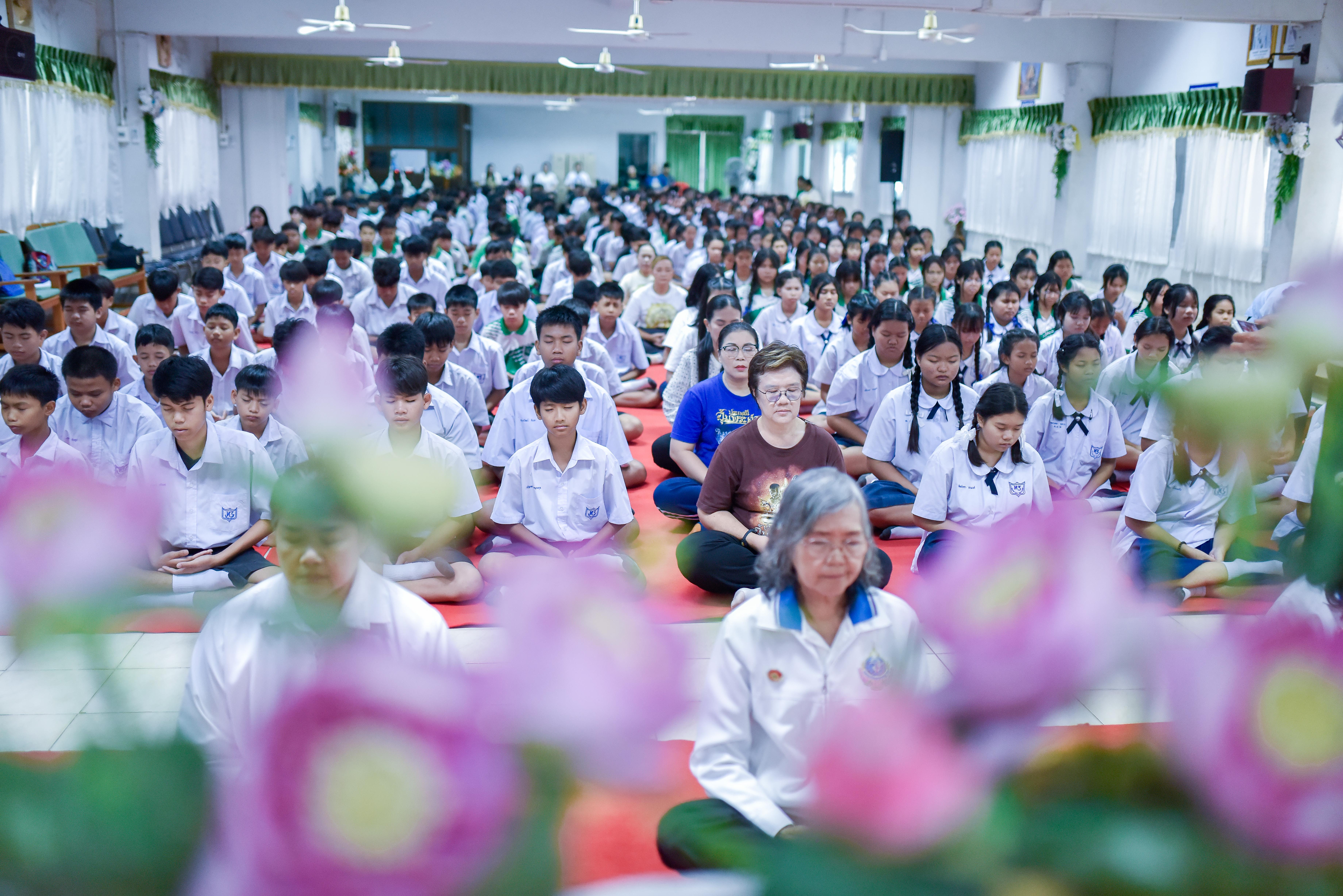 📢 โรงเรียนเทศบาล ๓ (ชาญวิทยา) จัดอบรมหลักสูตร “วิถีสมาธิ”