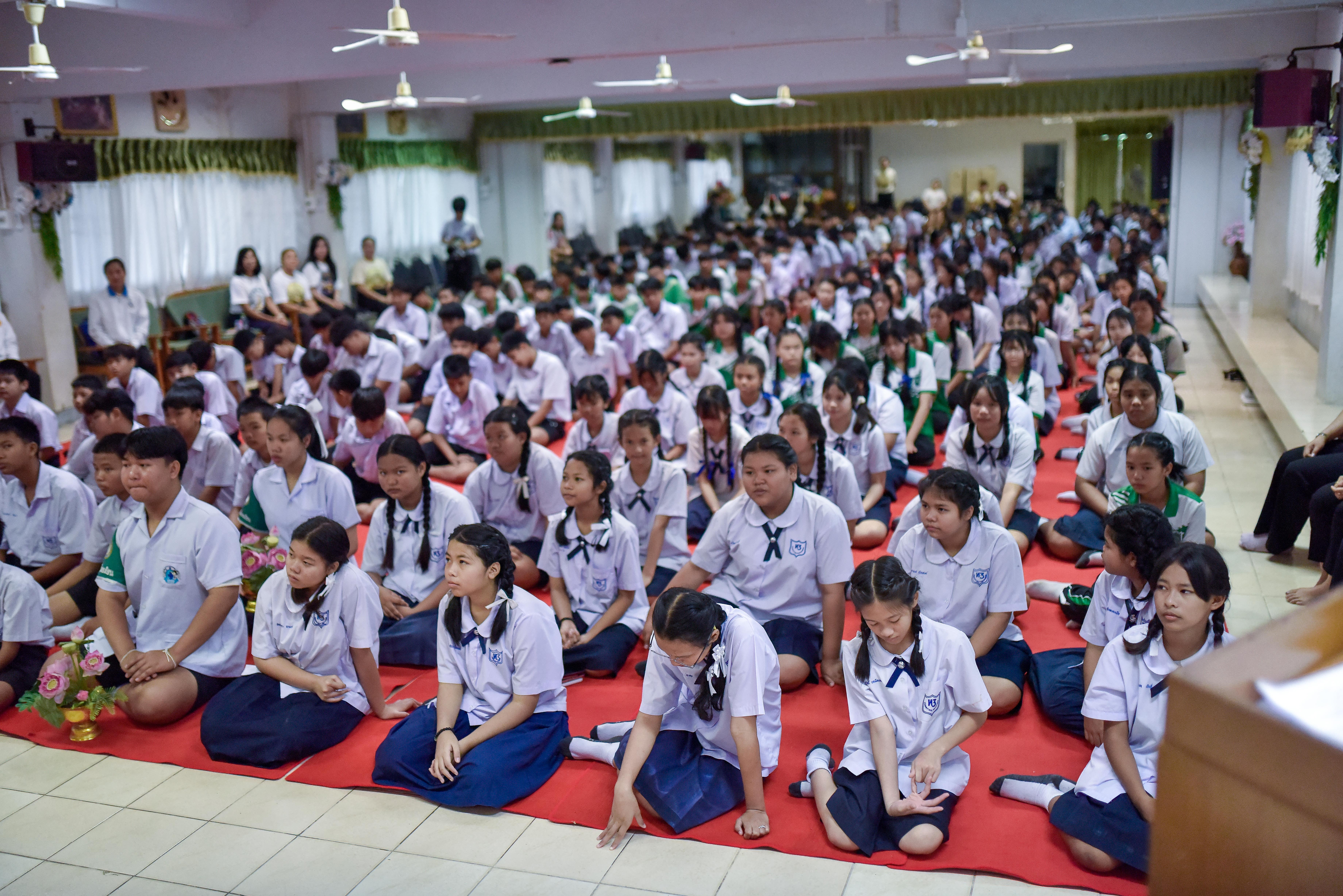 📢 โรงเรียนเทศบาล ๓ (ชาญวิทยา) จัดอบรมหลักสูตร “วิถีสมาธิ”