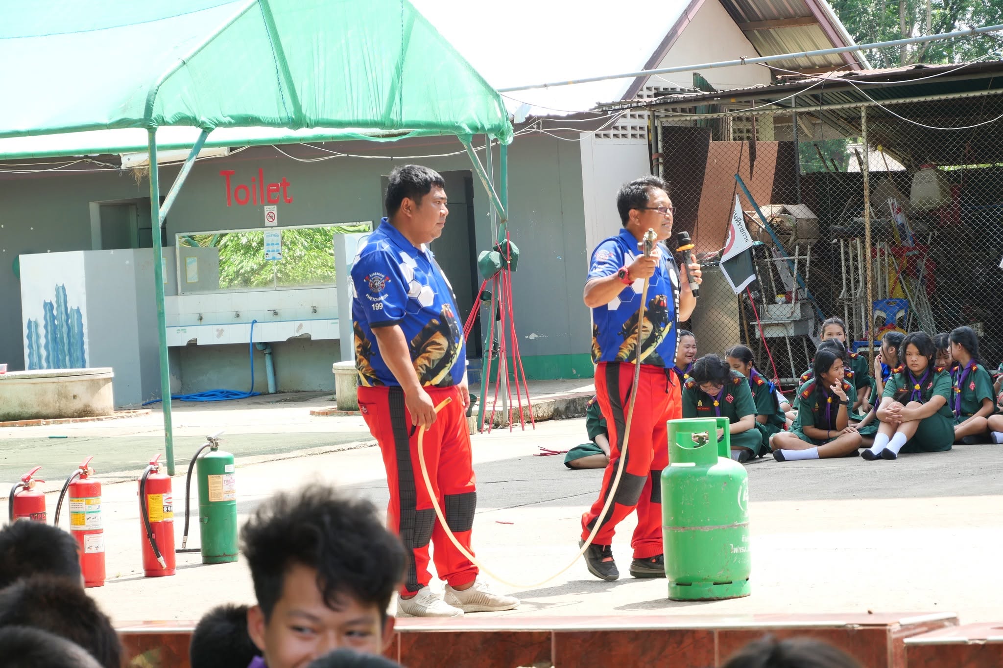 อบรมให้ความรู้เกี่ยวกับอัคคีภัย 