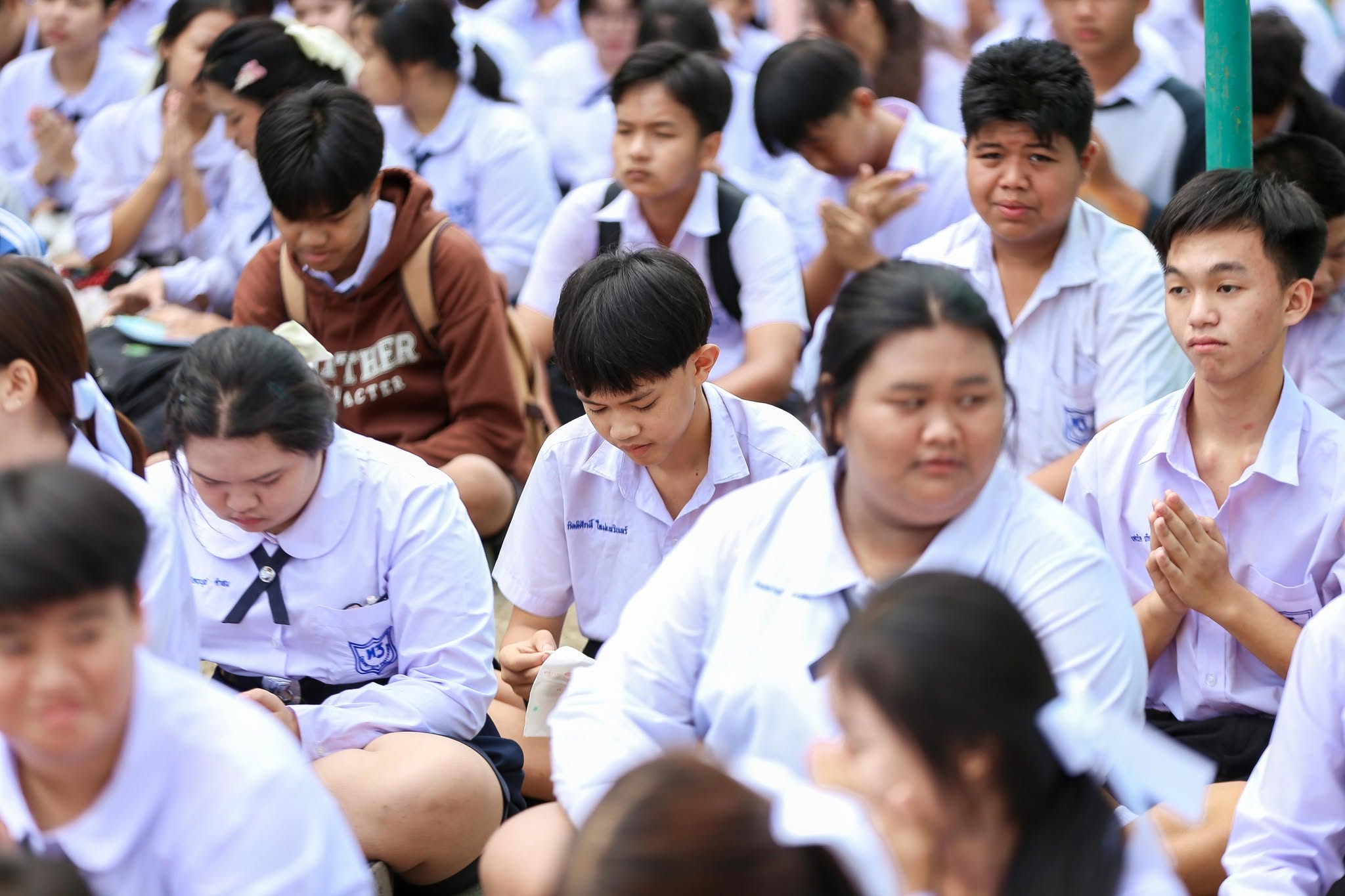 พิธีบวงสรวงสิ่งศักดิ์สิทธิ์ประจำโรงเรียน